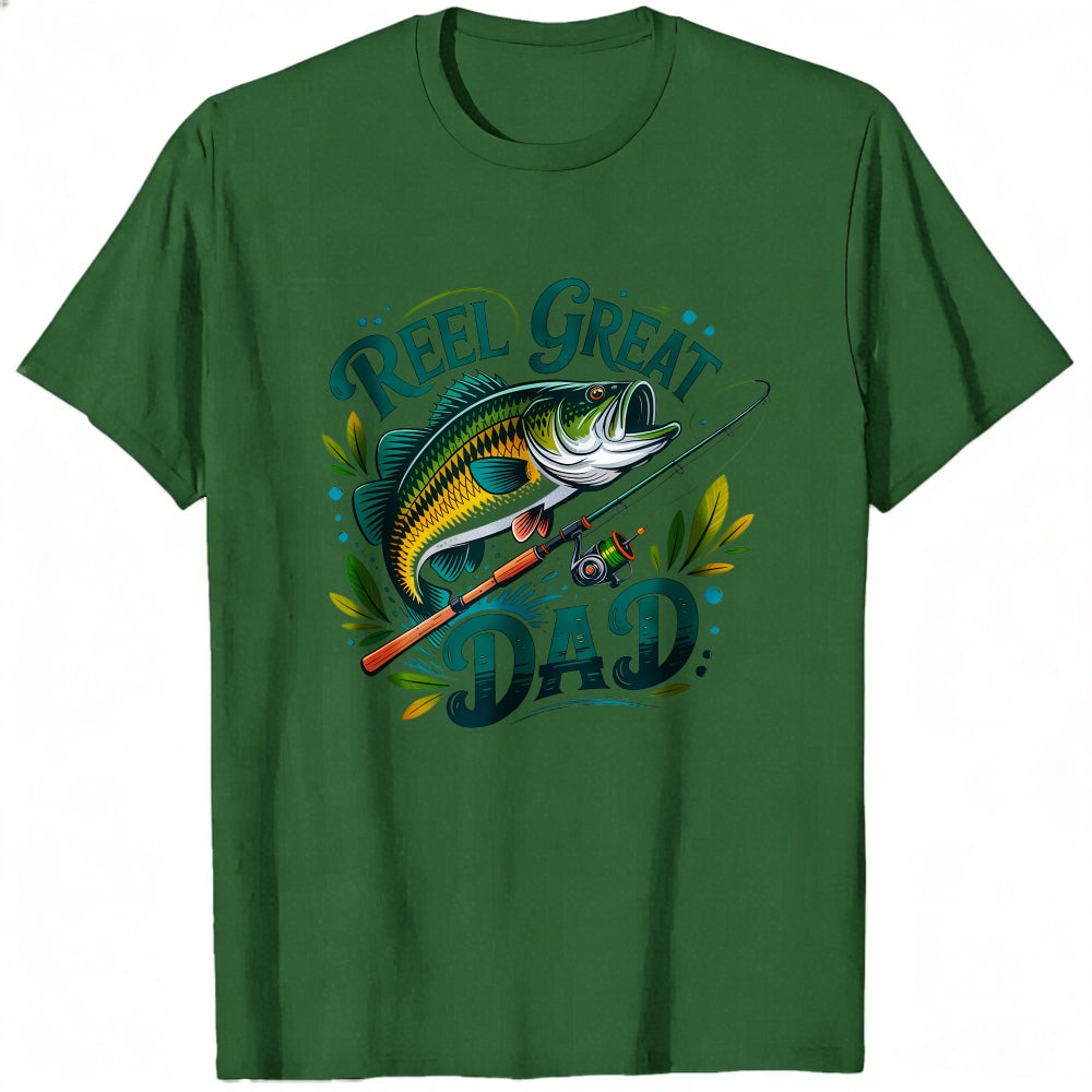 Fishing Theme Classic T-Shirt Reel Great Dad