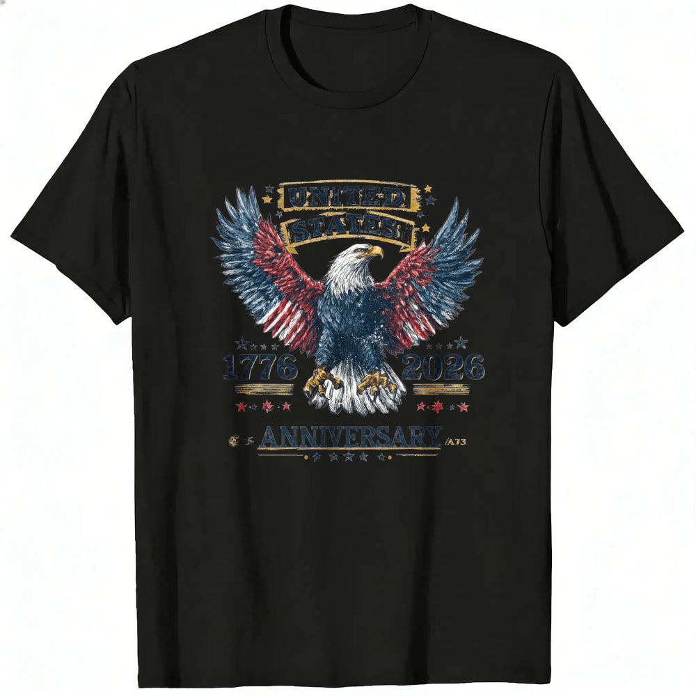 Patriotic Eagle Design Classic T-Shirt United States 1776 2026 Anniversary