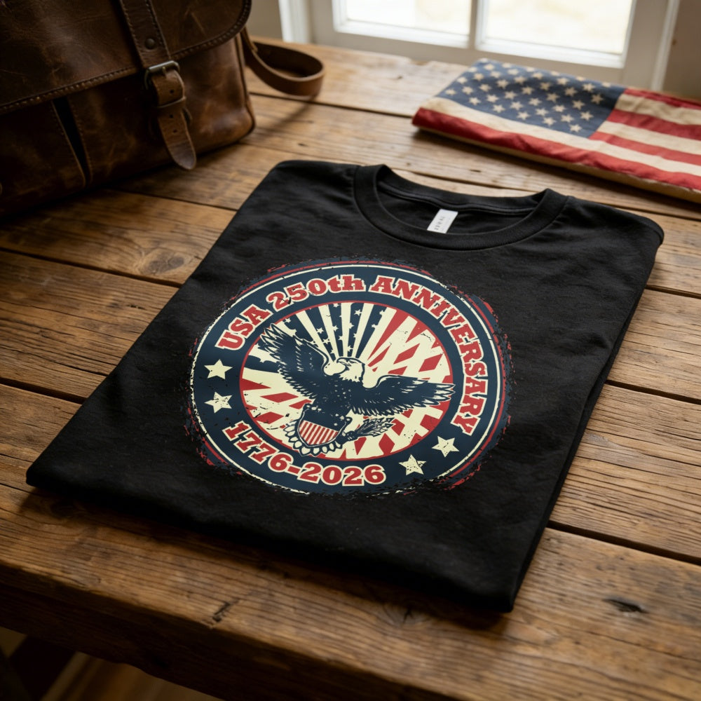 American Eagle Patriotic Design Classic T-Shirt 250th Anniversary 1776 2026