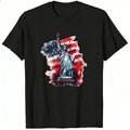 American Flag Statue Of Liberty Classic T-Shirt