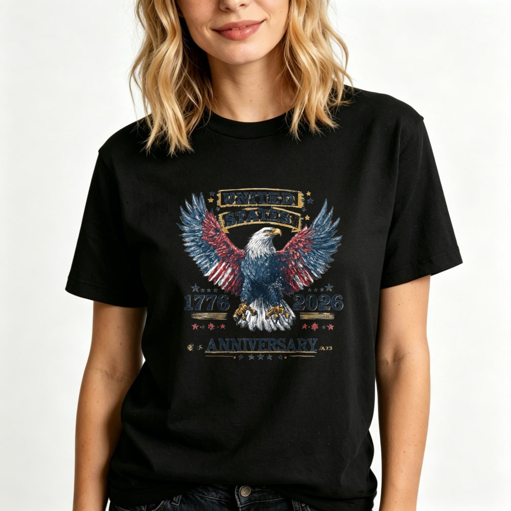 Patriotic Eagle Design Classic T-Shirt United States 1776 2026 Anniversary