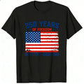 Patriotic American Flag Design Classic T-Shirt 250 Years Of Freedom 1776 2026