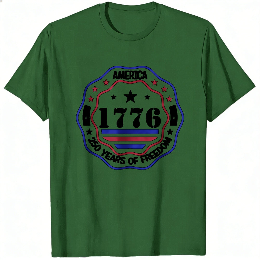 Patriotic American Flag Design Classic T-Shirt 1776 Independence Day Celebration