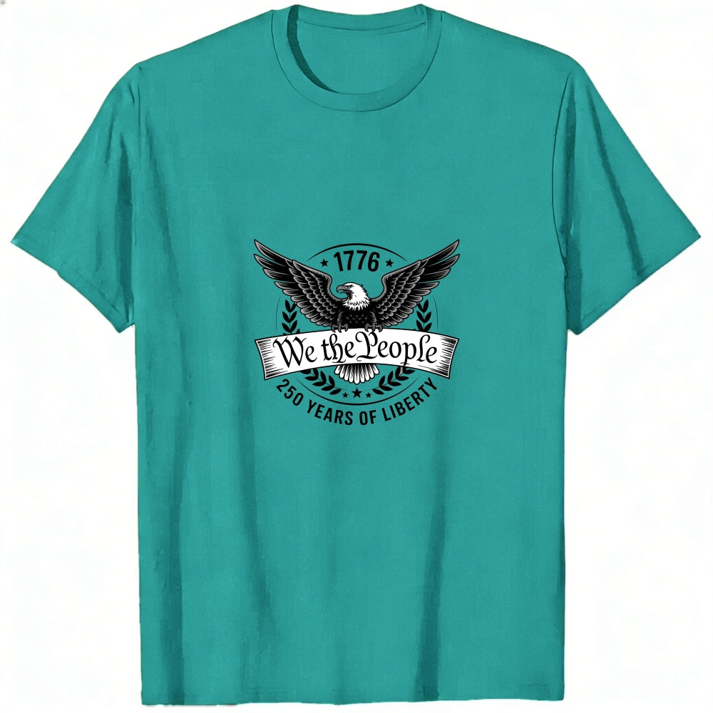 American Eagle Design Classic T-Shirt We The People 1776 Liberty Theme