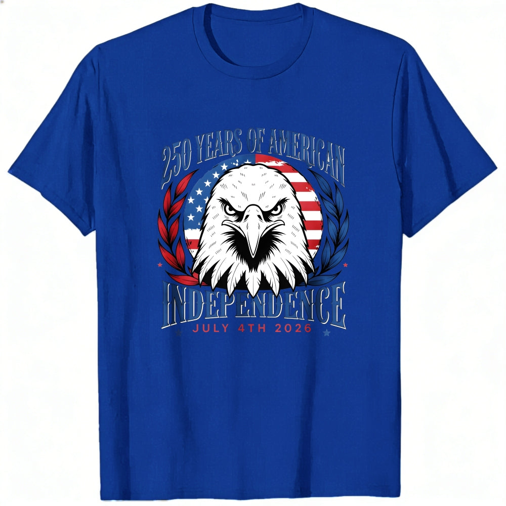 Patriotic Eagle American Flag Classic T-Shirt 250 Years Of American Independence July 4th 2026