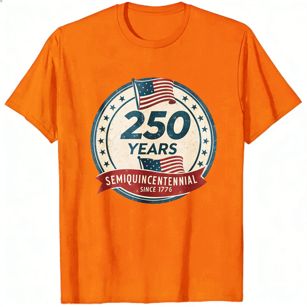 Patriotic American Flag Design Classic T-Shirt 250 Years Semiquincentennial Since 1776