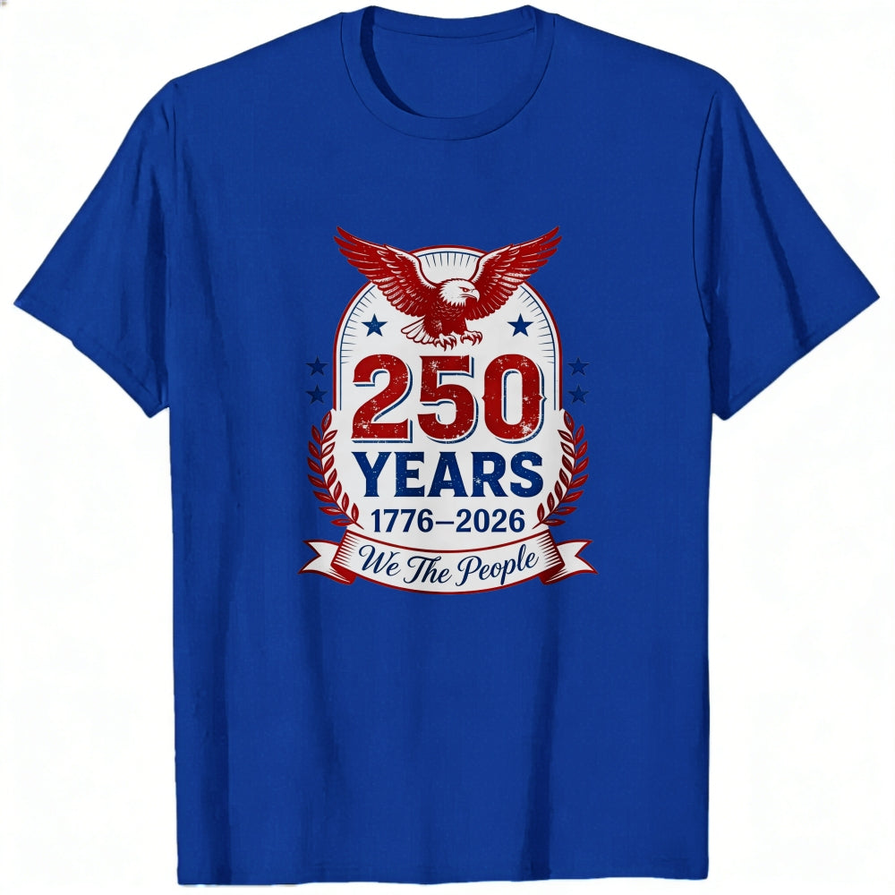 Patriotic American Eagle 250 Years 1776 2026 We The People Classic T-Shirt