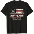 Patriotic American Flag Design Classic T-Shirt 250 Years We The People 1776 2026