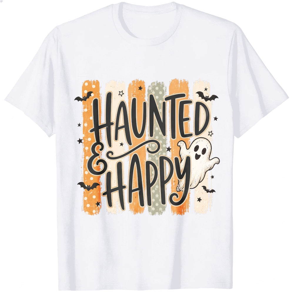 Cute Halloween Haunted And Happy Ghost Classic T-Shirt