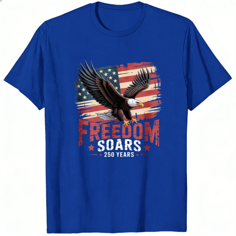 Patriotic Eagle American Flag Classic T-Shirt Freedom Soars 250 Years