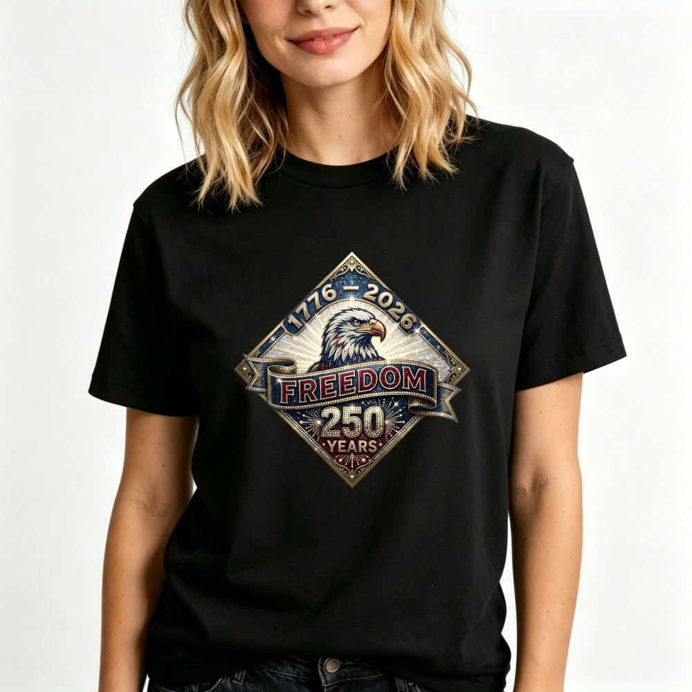 Patriotic Eagle Design Classic T-Shirt Freedom 250 Years 1776 2026