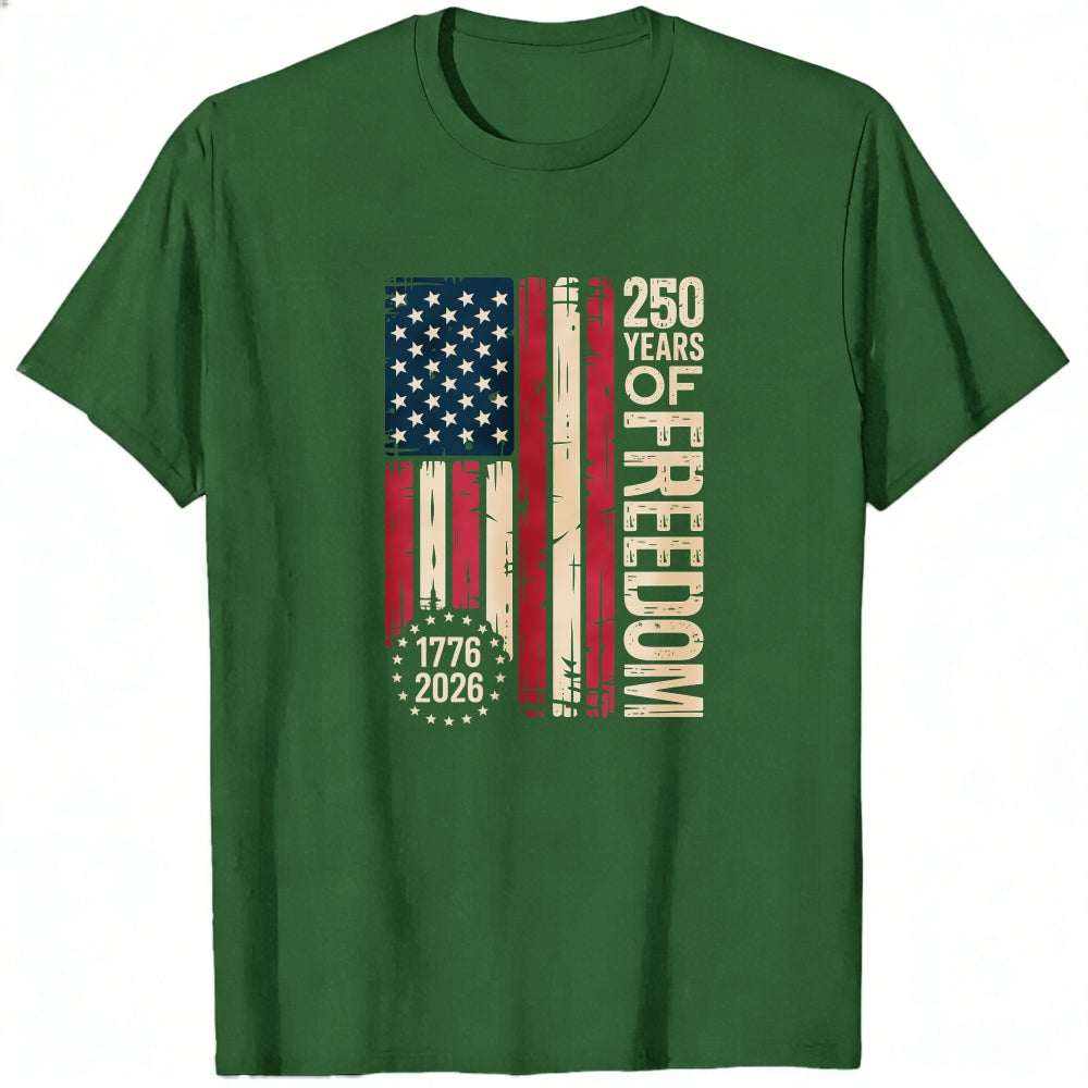 American Flag Design Classic T-Shirt 250 Years Of Freedom 1776 2026