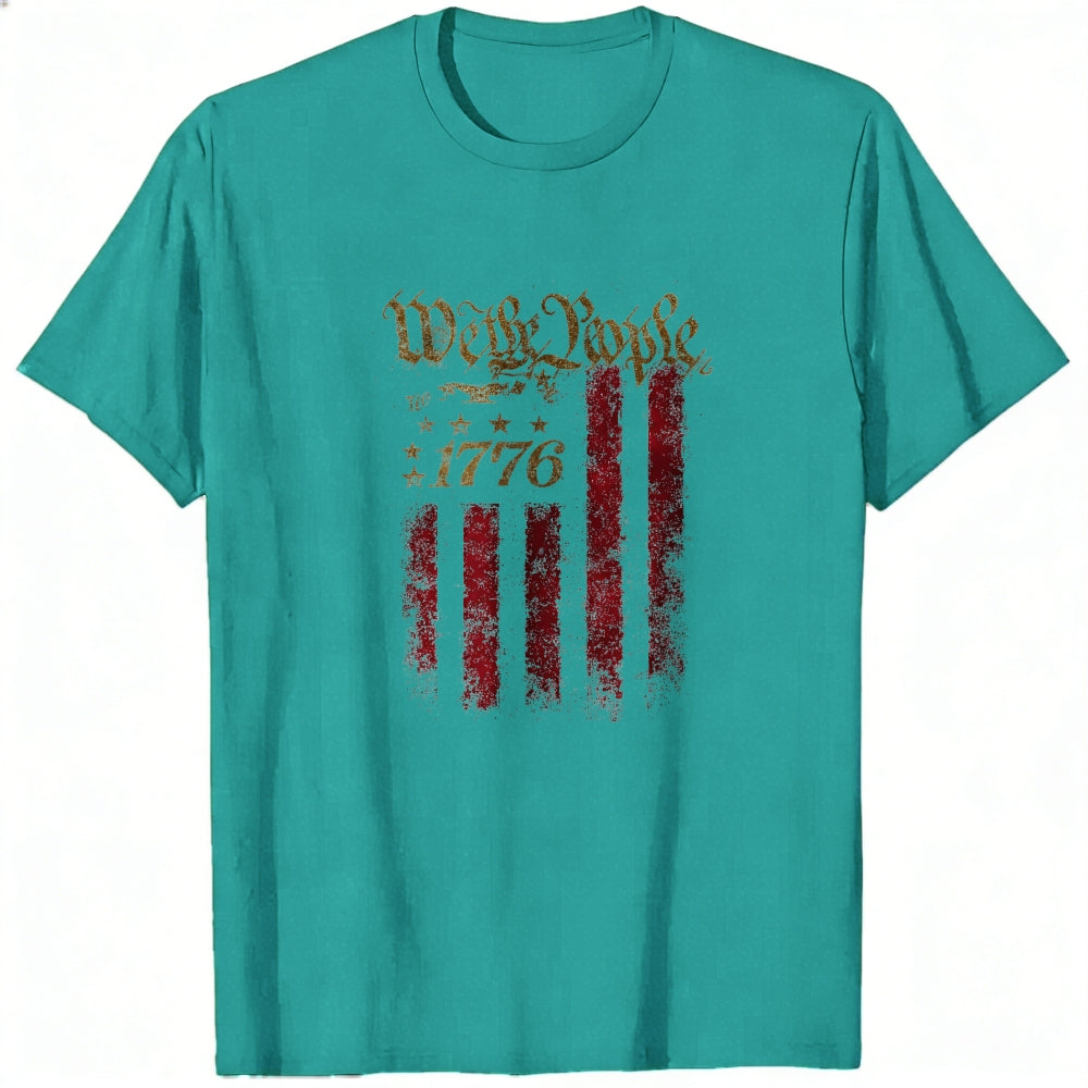 American Flag Design Classic T-Shirt We The People 1776