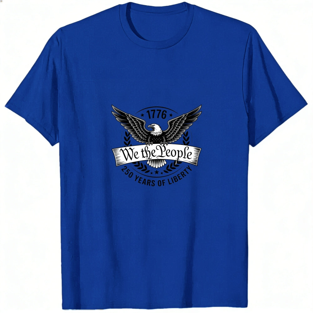 American Eagle Design Classic T-Shirt We The People 1776 Liberty Theme