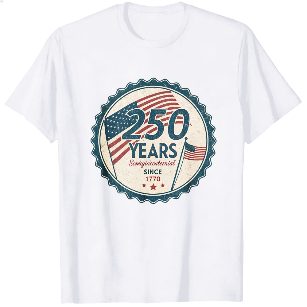 Patriotic American Flag Design Classic T-Shirt 250 Years Since 1770