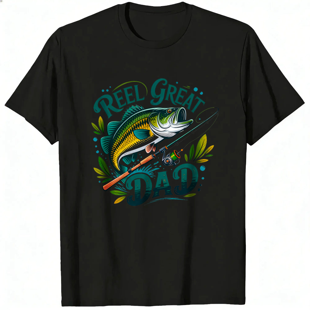 Fishing Theme Classic T-Shirt Reel Great Dad