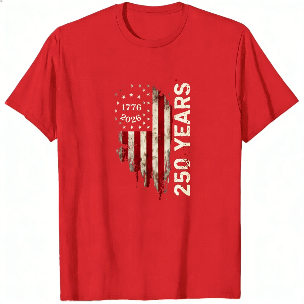 Patriotic American Flag Design Classic T-Shirt 250 Years 1776 2026
