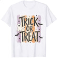 Halloween Trick Or Treat Ghost Bat Classic T-Shirt