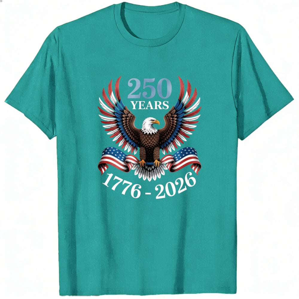 American Eagle Patriotic Design Classic T-Shirt 250 Years 1776 2026