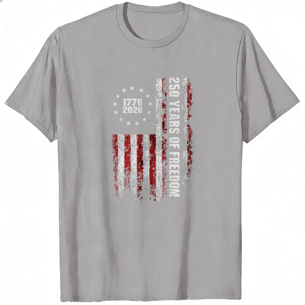 American Flag Design Classic T-Shirt 250 Years Of Freedom 1776 2026