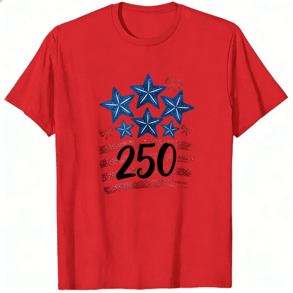 Patriotic Stars And Stripes 250 Classic T-Shirt