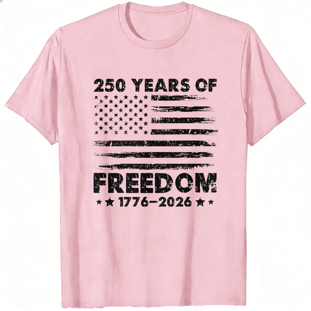 American Flag Design Classic T-Shirt 250 Years Of Freedom 1776 2026
