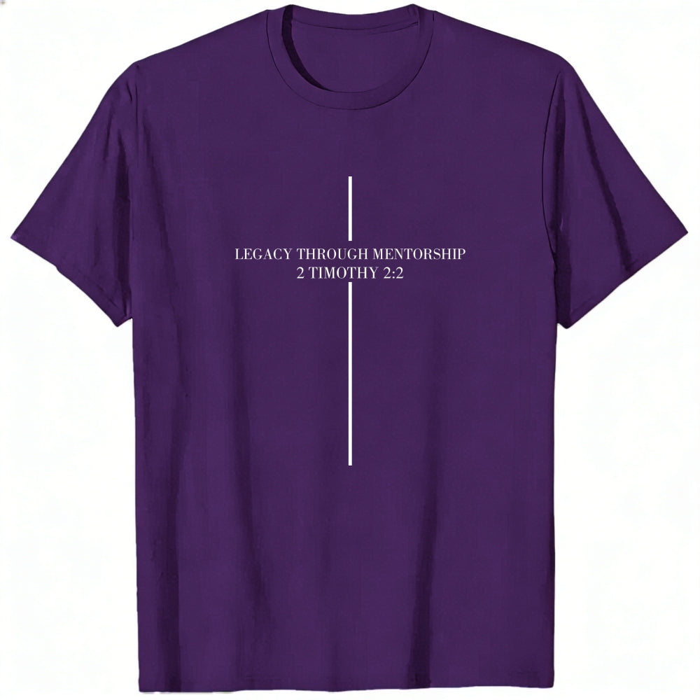 Black Classic T-Shirt Legacy Through Mentorship 2 Timothy 22