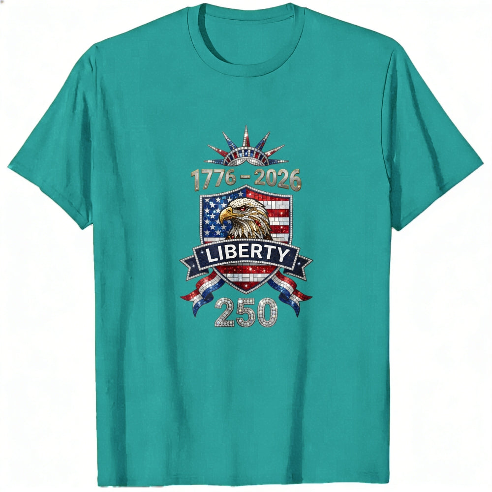 Patriotic American Eagle Liberty 1776 2026 250th Anniversary Classic T-Shirt