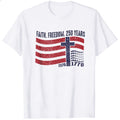 Patriotic Faith Freedom 250 Years Classic T-Shirt