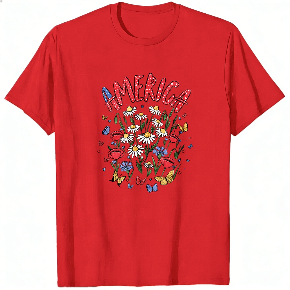 Floral Americana Classic T-Shirt