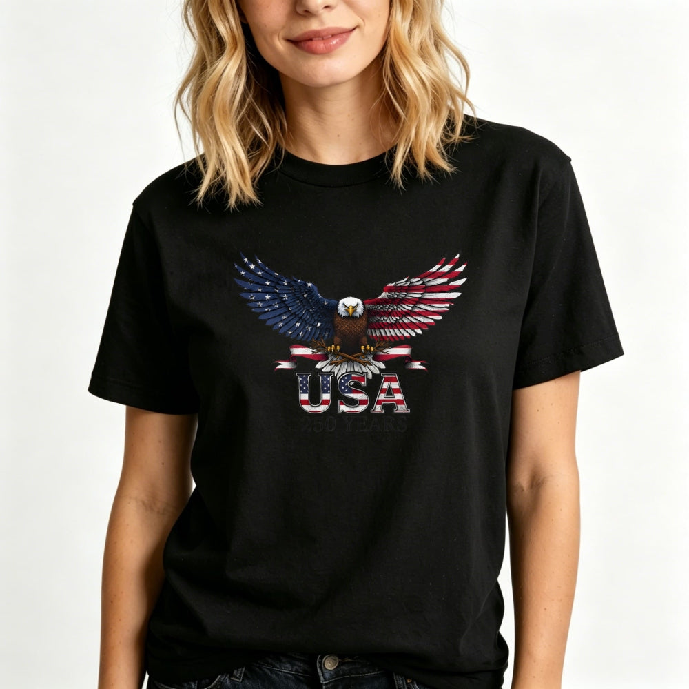 Patriotic Eagle Usa Flag Classic T-Shirt