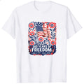 Patriotic Floral Design Classic T-Shirt 250 Years Of Freedom July 4 1776 July 4 2026