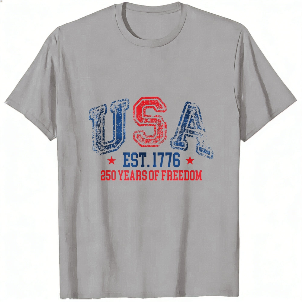 Patriotic Usa Flag Design Classic T-Shirt 250 Years Of Freedom
