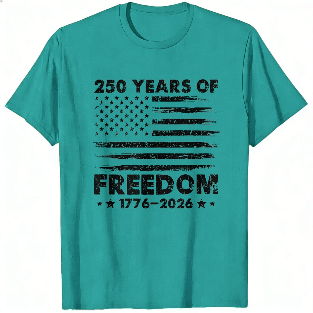 American Flag Design Classic T-Shirt 250 Years Of Freedom 1776 2026
