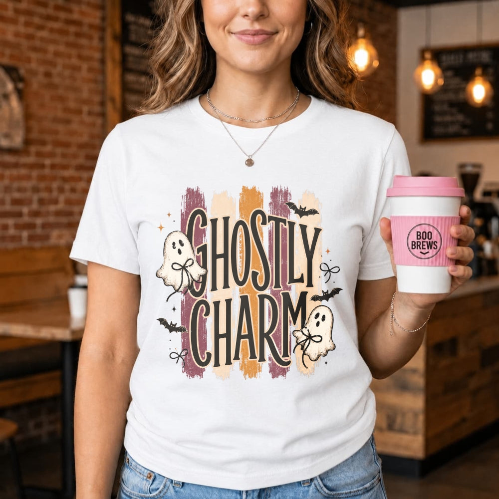 Halloween Ghostly Charm Classic T-Shirt