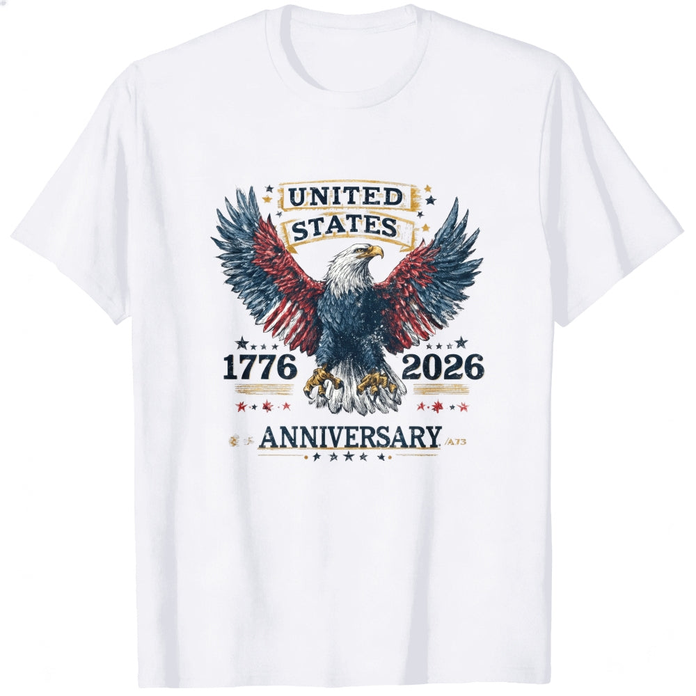 Patriotic Eagle Design Classic T-Shirt United States 1776 2026 Anniversary