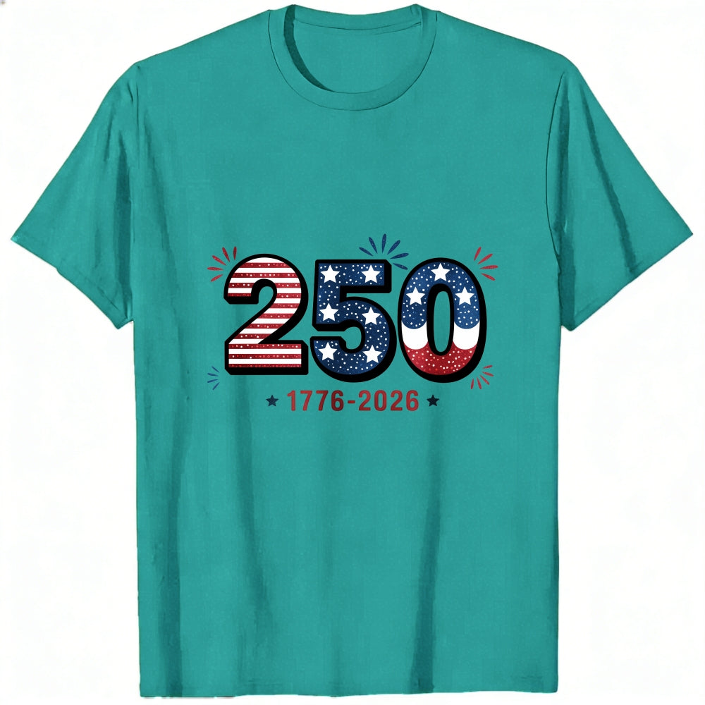 Patriotic American Flag 250th Anniversary Classic T-Shirt