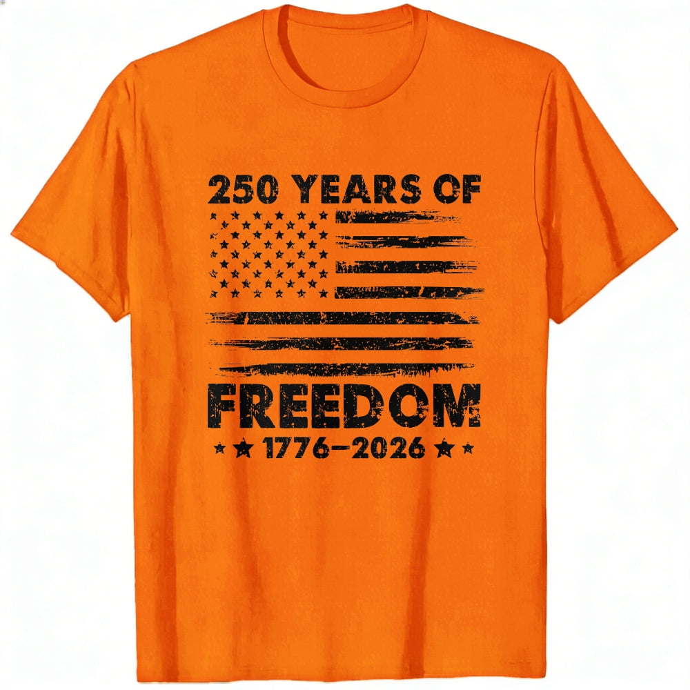 American Flag Design Classic T-Shirt 250 Years Of Freedom 1776 2026