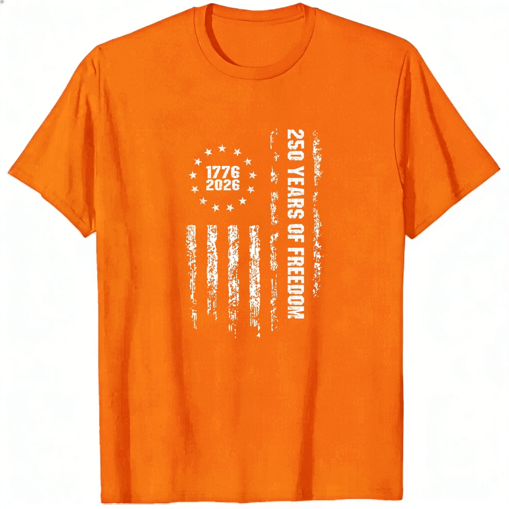 American Flag 1776 2026 250 Years Of Freedom Classic T-Shirt