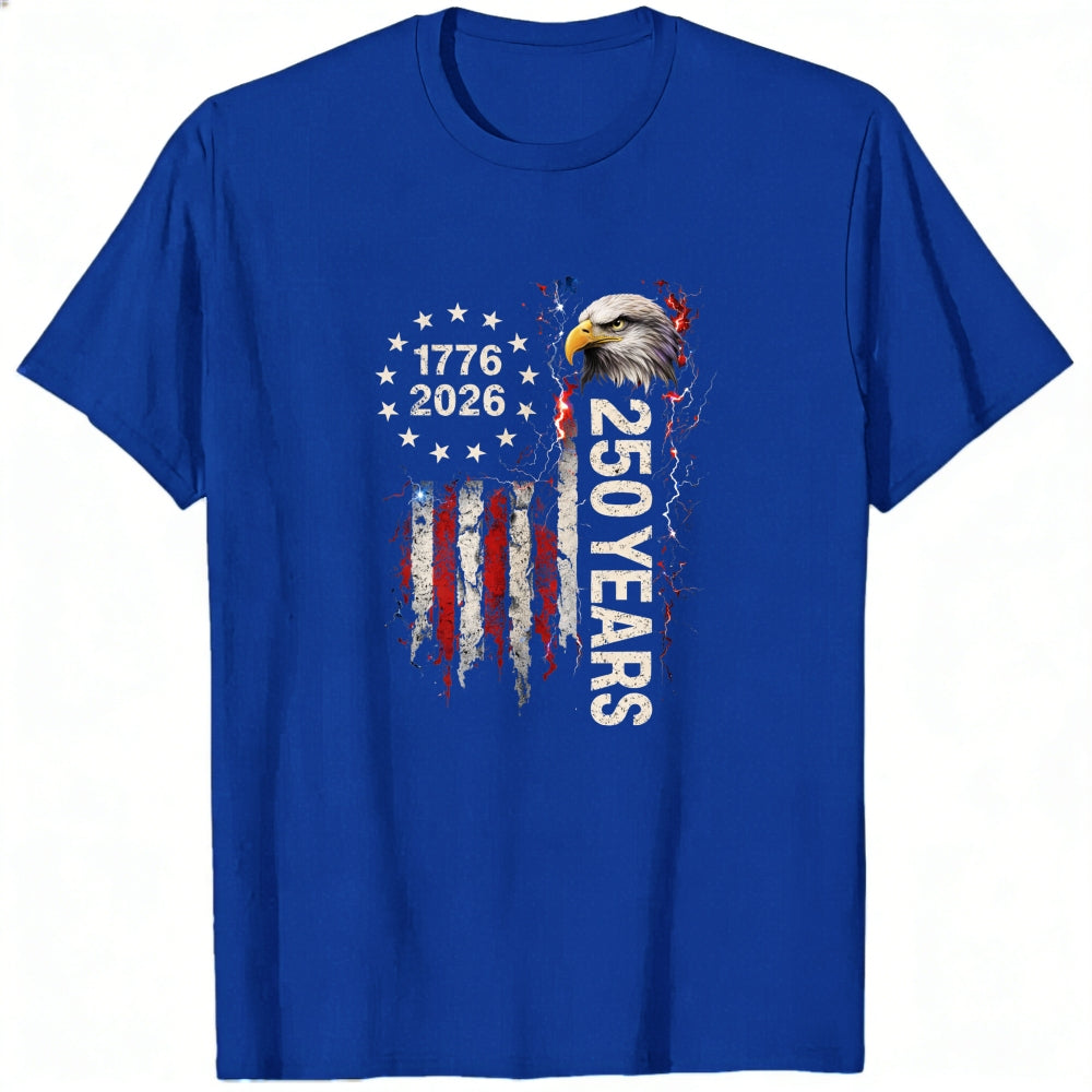 Patriotic American Flag Eagle 1776 2026 250 Years Classic T-Shirt