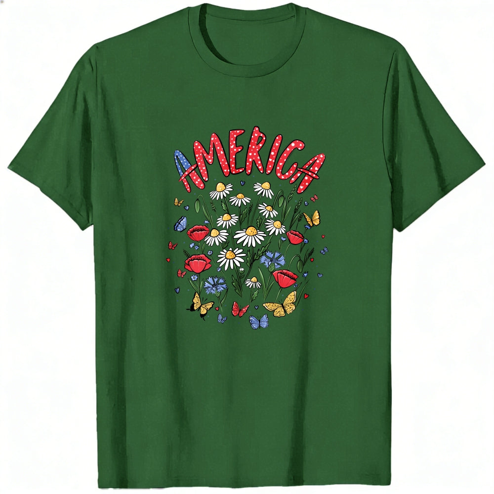 Floral Americana Classic T-Shirt