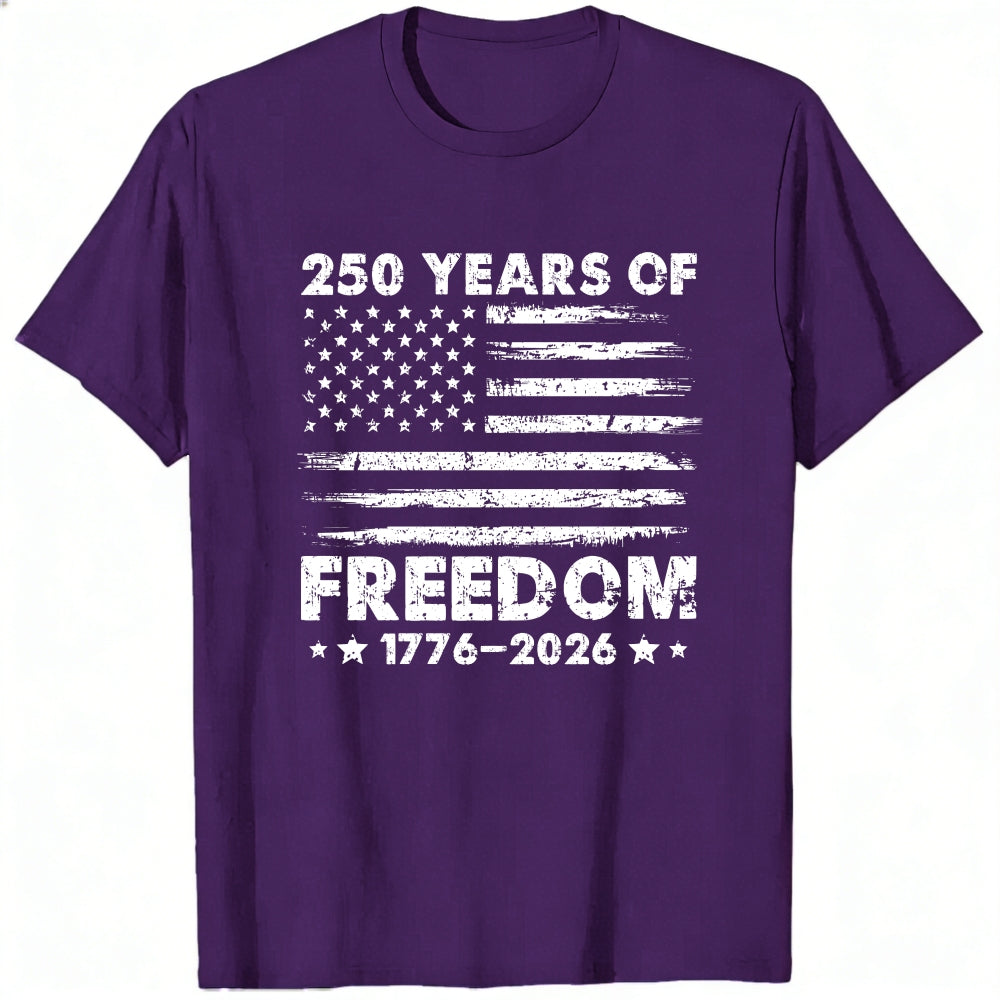 American Flag Design Classic T-Shirt 250 Years Of Freedom 1776 2026