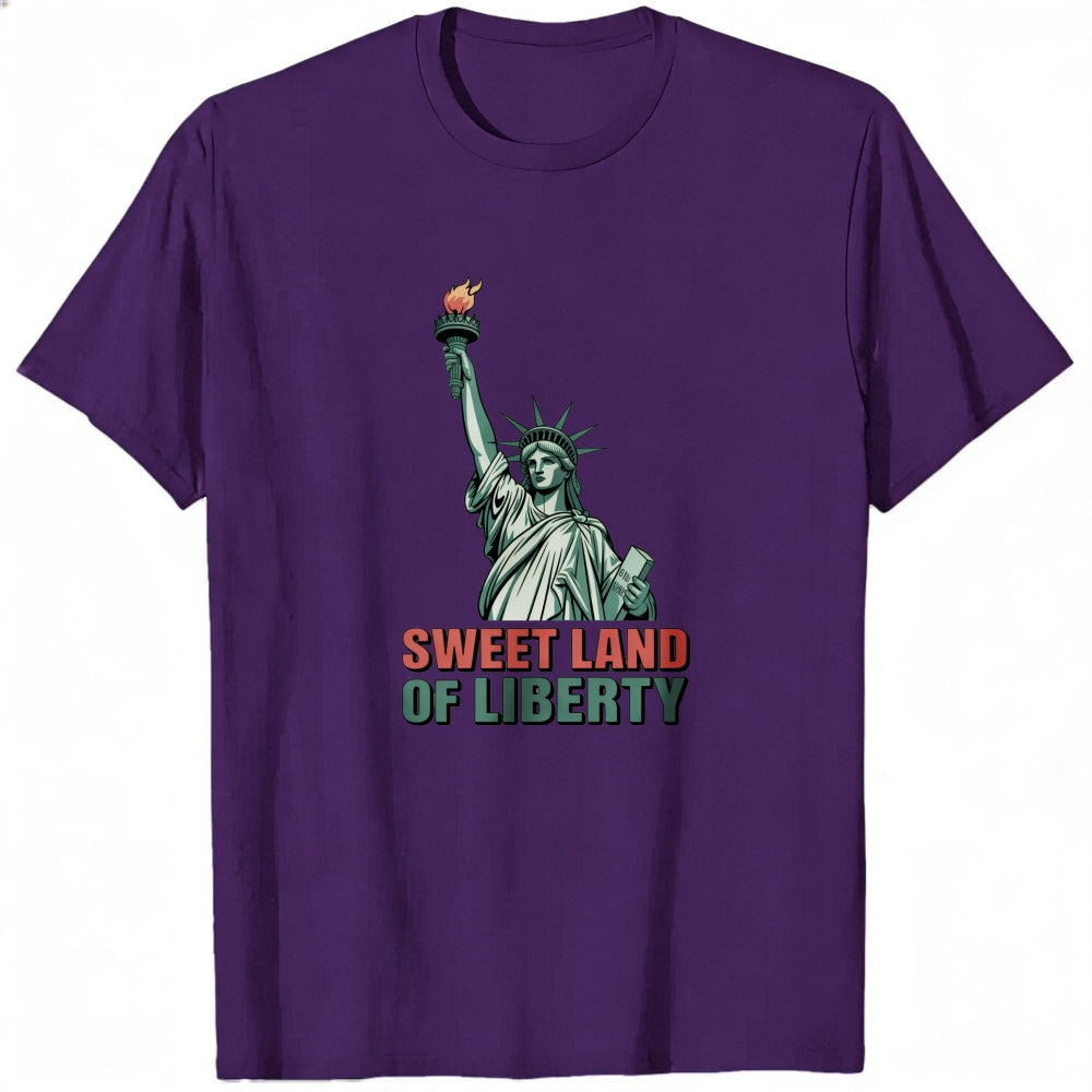 American Iconic Design Classic T-Shirt Sweet Land Of Liberty