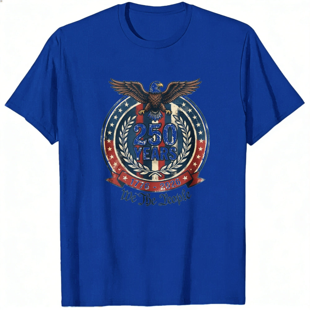 Patriotic Eagle Emblem Classic T-Shirt 250 Years America Independence Day Celebration