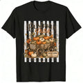 Vintage Autumn Harvest Pumpkin Patch Wagon Classic T-Shirt Locally Grown Fall Decor