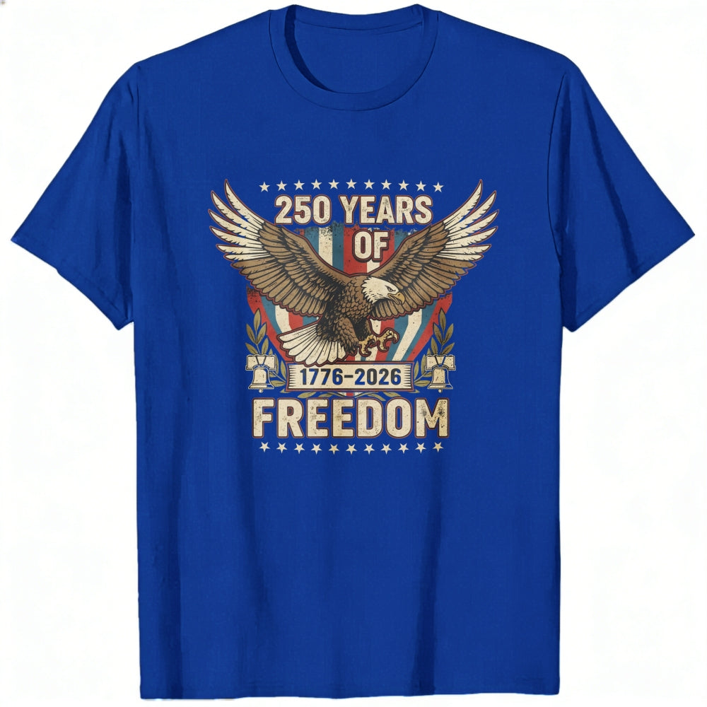 Patriotic Eagle Design Classic T-Shirt 250 Years Of Freedom 1776 2026