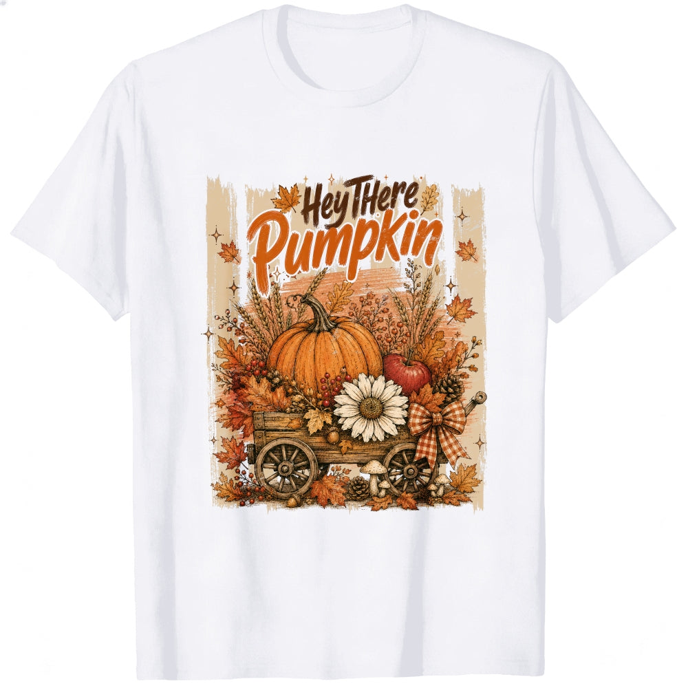 Vintage Autumn Harvest Hey There Pumpkin Classic T-Shirt