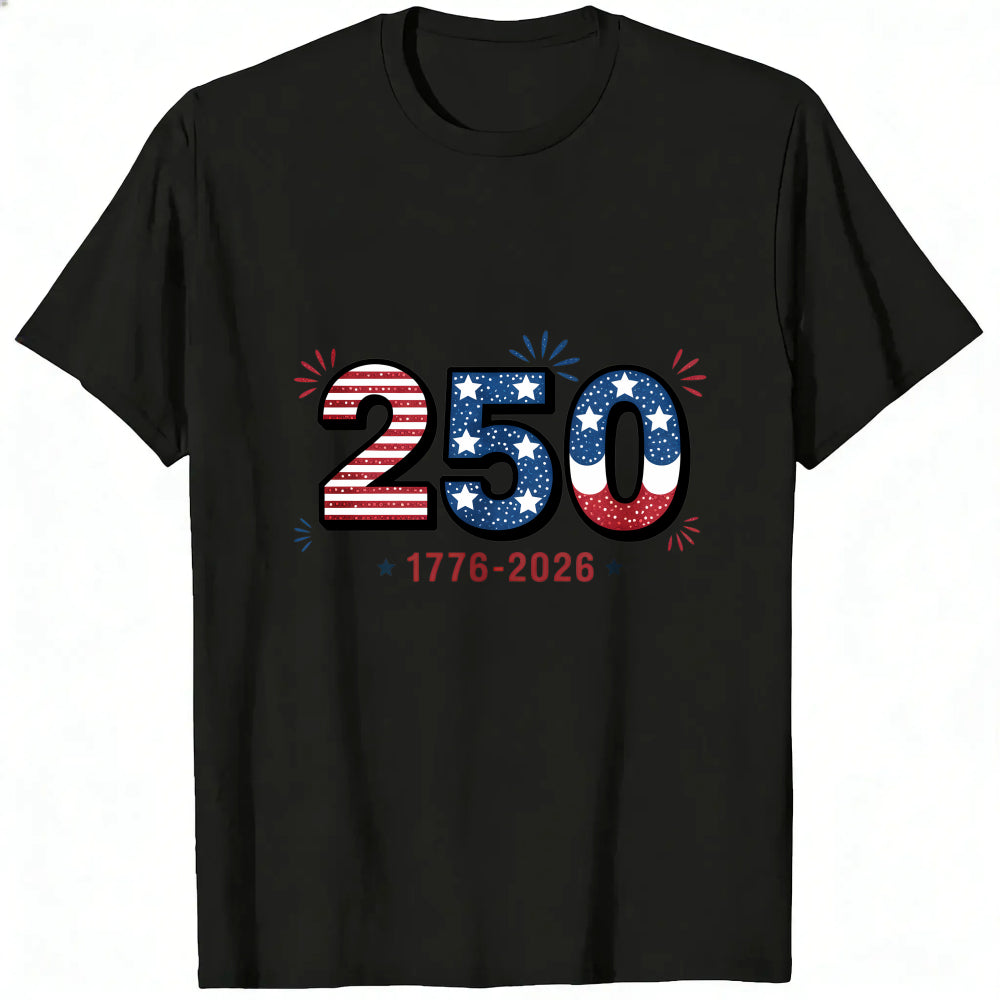 Patriotic American Flag 250th Anniversary Classic T-Shirt