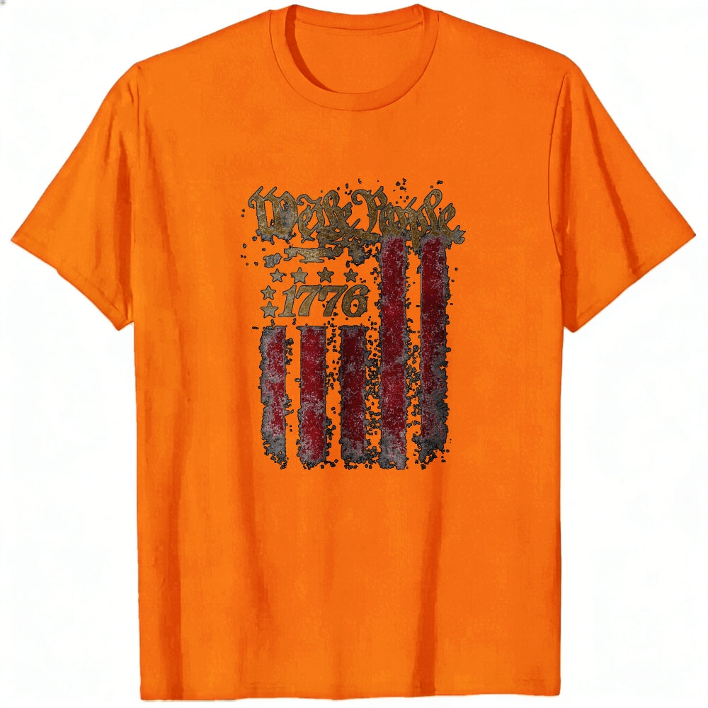 American Flag Design Classic T-Shirt We The People 1776