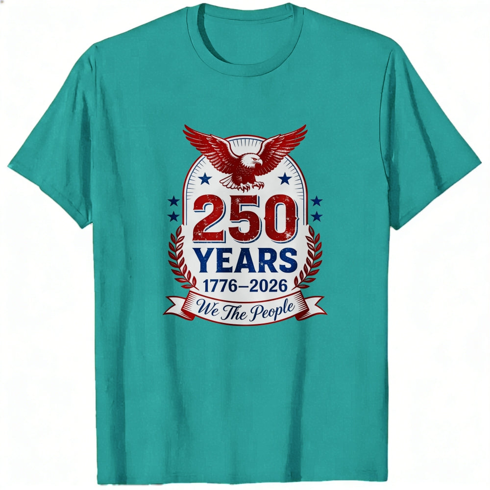 Patriotic American Eagle 250 Years 1776 2026 We The People Classic T-Shirt